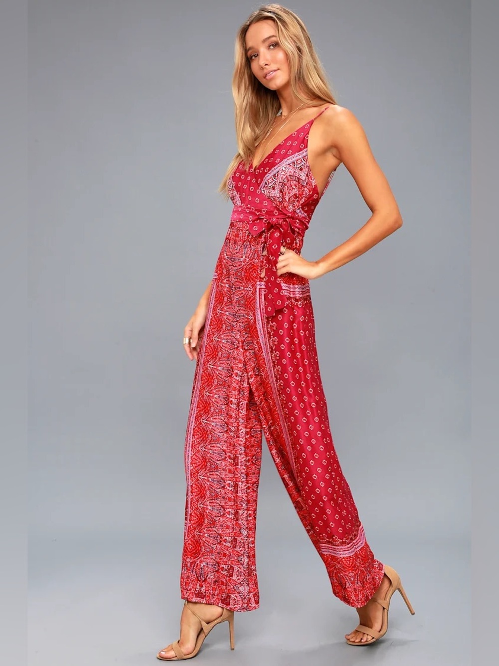 Free People Cabbage Rose Jumpsuit
